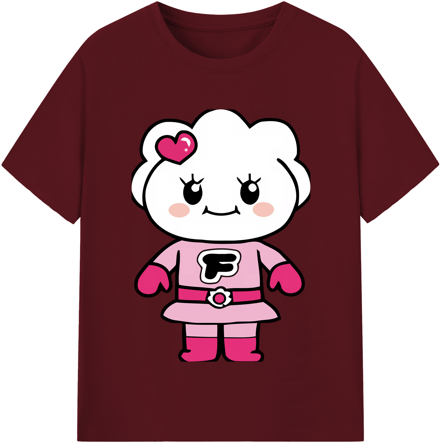 （画像用） アンパンマン Anpanman 綿100％半袖Tシャツ（フロントプリント）